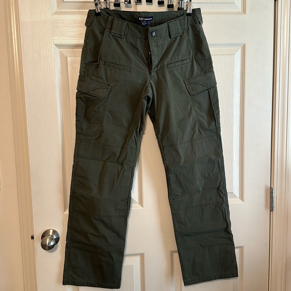 5.11 woman’s BDU pant, dark green, size 10 regular